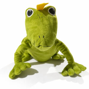 IKEA KVACK Frog Prince Reversible Plush Stuffed Toy Cottagecore Fairy Tale Decor